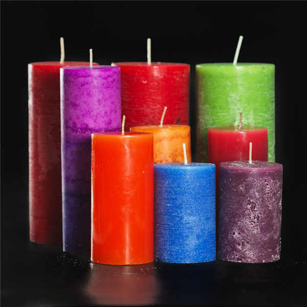 Health Household & Personal Care Colored Scented Rustic OEM Pillar Candles